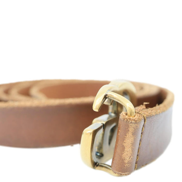 GUCCI GG Marmont Thin Leather Belt Size 90/36 Brown 409417