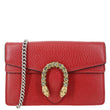 GUCCI Dionysus Super Mini Calfskin Leather Crossbody Bag Red 476432