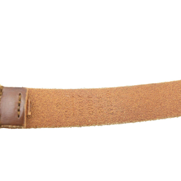 GUCCI GG Marmont Thin Leather Belt Size 90/36 Brown 409417