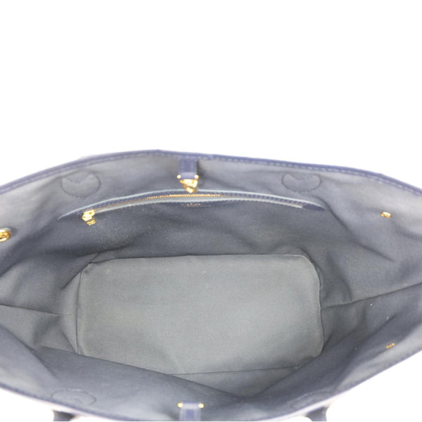 LOUIS VUITTON Neverfull MM Denim Monogram Jacquard  Tote Bag Grey