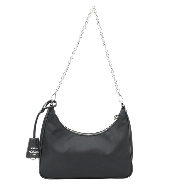 PRADA Re-Edition 2005 Re-Nylon Shoulder Bag Black