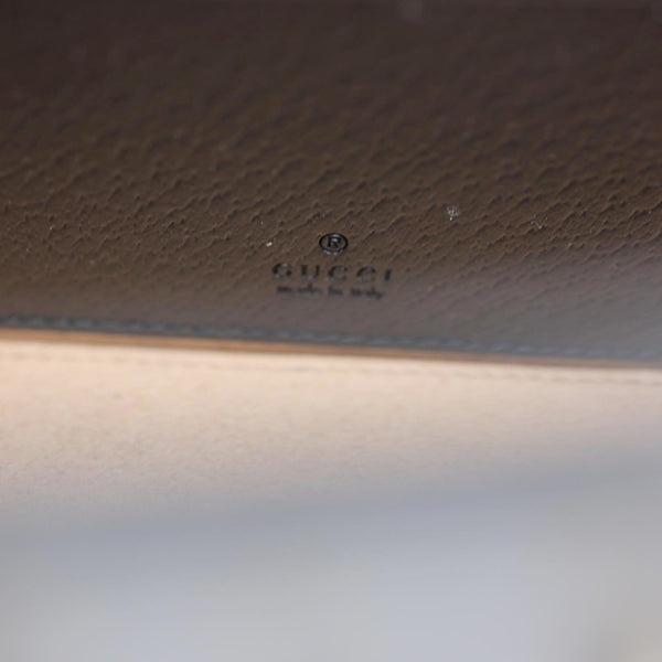 GUCCI Horsebit 1955 Flap Leather Shoulder Bag Black 732314