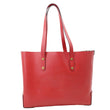BURBERRY Crest Small Calfskin Leather Tote Bag Red