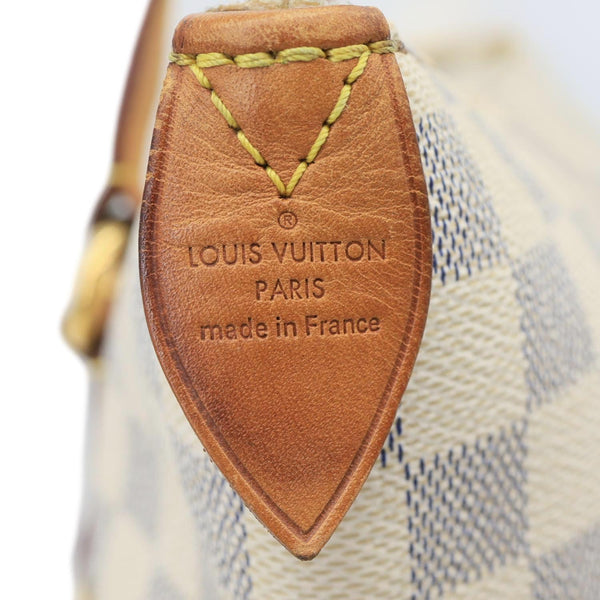 LOUIS VUITTON Totally MM Damier Azur Shoulder Bag White