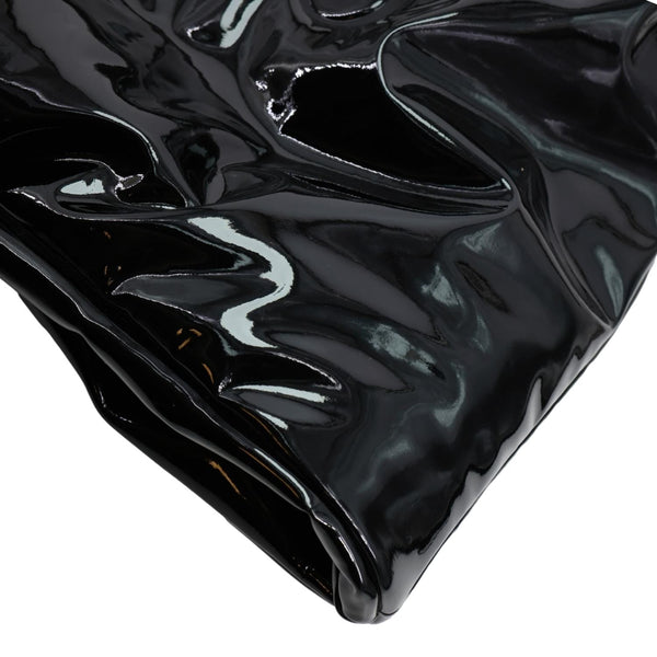 YVES SAINT LAURENT Maxi Patent Leather Tote Bag Black