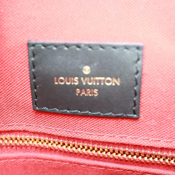 LOUIS VUITTON Onthego MM Reverse Monogram Giant Canvas Tote Bag Brown