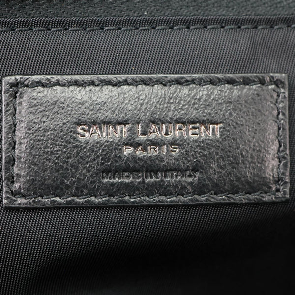 YVES SAINT LAURENT Maxi Patent Leather Tote Bag Black