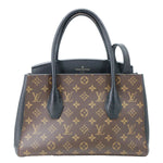 LOUIS VUITTON Florine Monogram Canvas Shoulder Bag Black