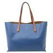 GIVENCHY GV Calf Leather Shopper Tote Bag Blue