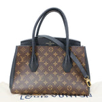 LOUIS VUITTON Florine Monogram Canvas Shoulder Bag Black