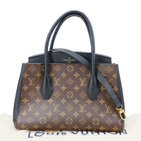 LOUIS VUITTON Florine Monogram Canvas Shoulder Bag Black