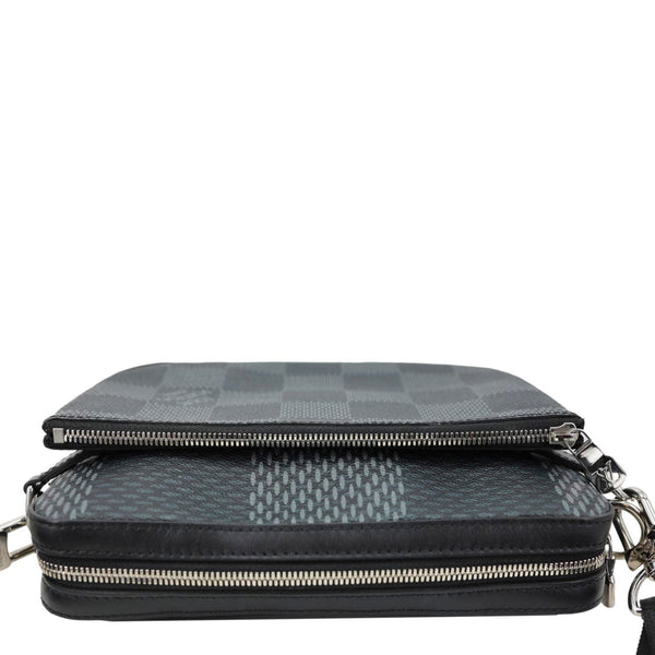 LOUIS VUITTON 3D Trio Damier Graphite Messenger Bag Black