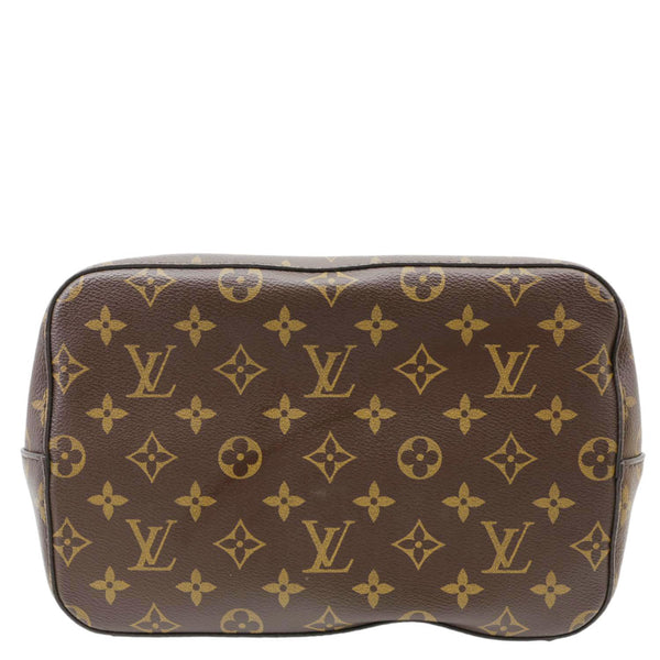 LOUIS VUITTON Neonoe MM Monogram Canvas Shoulder Bag Black