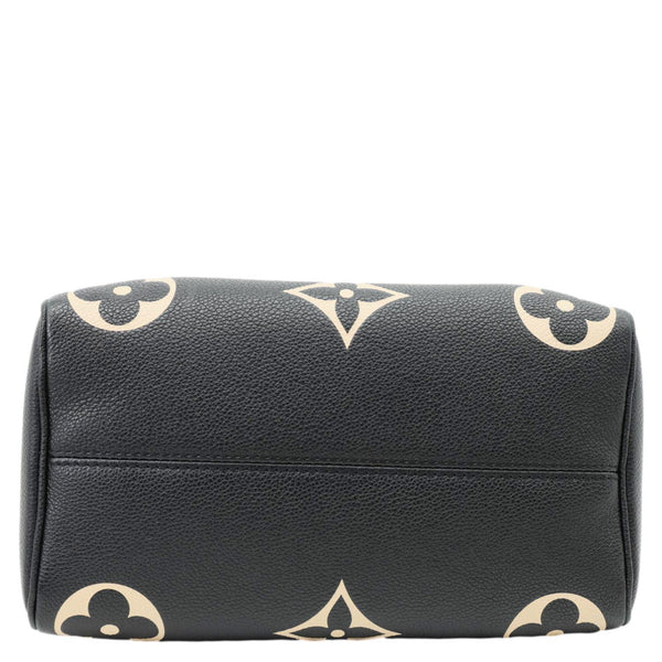 LOUIS VUITTON Speedy 25 Bandouliere Monogram Empreinte Leather Crossbody Bag Bicolor
