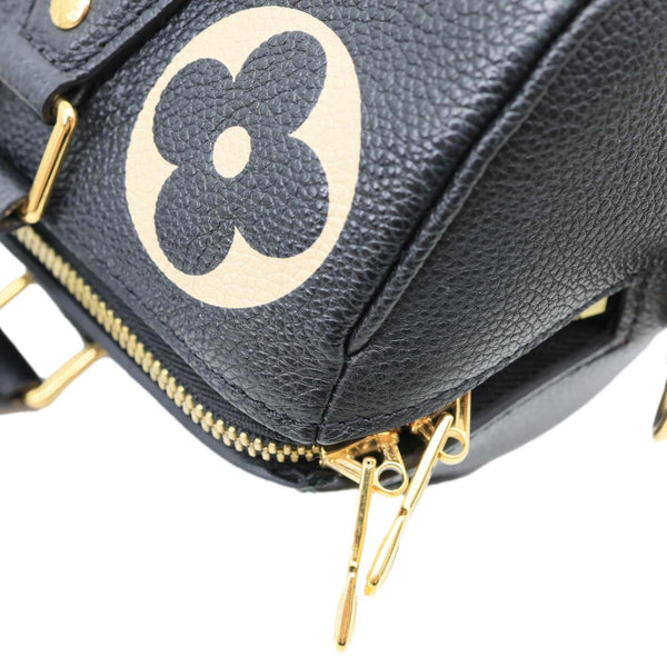 LOUIS VUITTON Speedy 25 Bandouliere Monogram Empreinte Leather Crossbody Bag Bicolor