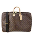 LOUIS VUITTON 2 Hangers Monogram Canvas Garment Cover Bag Brown