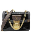 LOUIS VUITTON Wynwood Monogram Vernis Leather Crossbody Bag Black