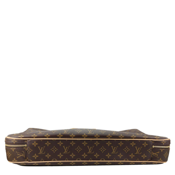 LOUIS VUITTON 2 Hangers Monogram Canvas Garment Cover Bag Brown