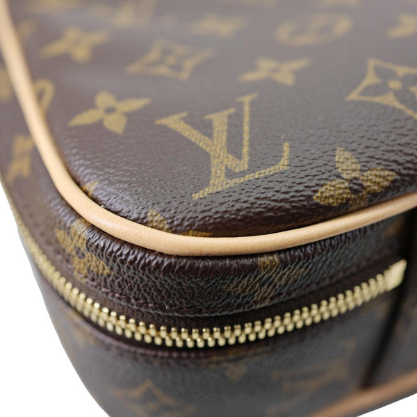 LOUIS VUITTON 2 Hangers Monogram Canvas Garment Cover Bag Brown