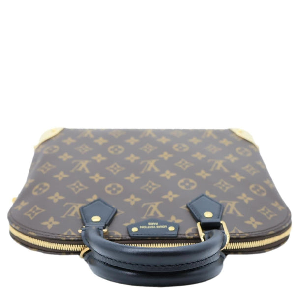 LOUIS VUITTON Alma Trunk PM Monogram Canvas Crossbody Bag Brown