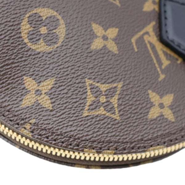 LOUIS VUITTON Alma Trunk PM Monogram Canvas Crossbody Bag Brown