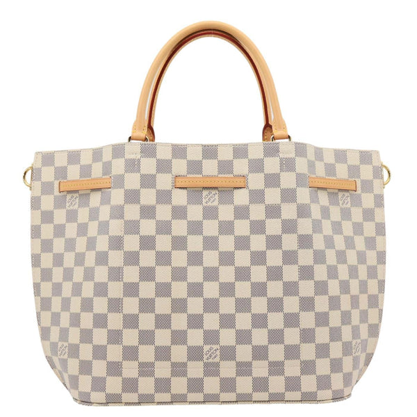 LOUIS VUITTON Girolata Damier Azur Shoulder Bag Rose Ballerine