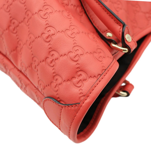 GUCCI Joy Medium GG Leather Tote Bag Red 265695