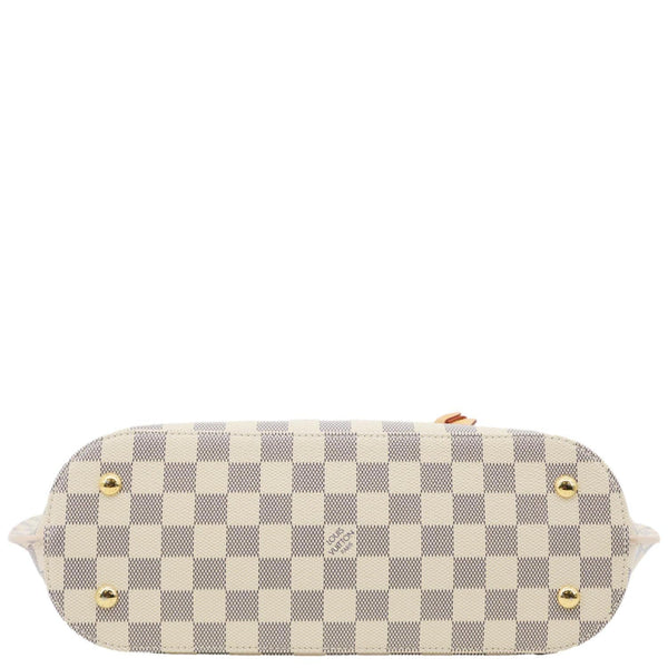 LOUIS VUITTON Girolata Damier Azur Shoulder Bag Rose Ballerine