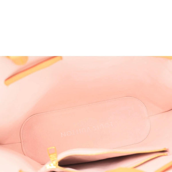LOUIS VUITTON Girolata Damier Azur Shoulder Bag Rose Ballerine