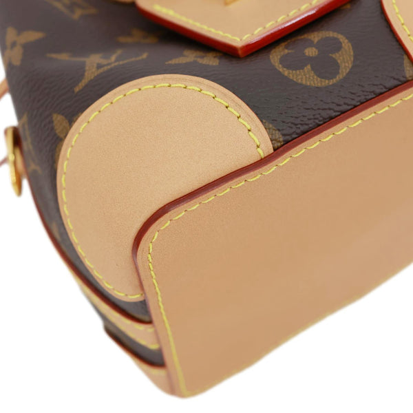 LOUIS VUITTON Noe Purse Monogram Canvas Crossbody Bag Brown