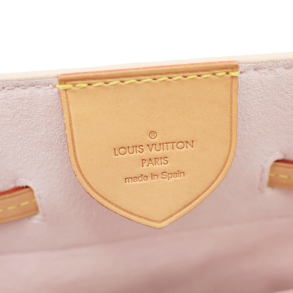 LOUIS VUITTON Girolata Damier Azur Shoulder Bag Rose Ballerine