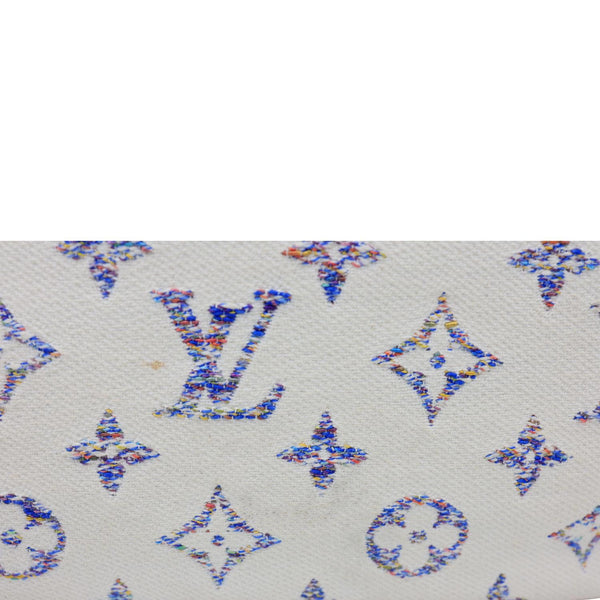 LOUIS VUITTON Neverfull MM Monogram Jacquard Shoulder Bag Beige