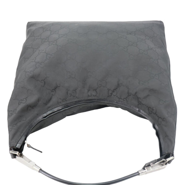 GUCCI GG Nylon Hobo Bag Black 96055