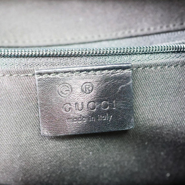 GUCCI GG Nylon Hobo Bag Black 96055