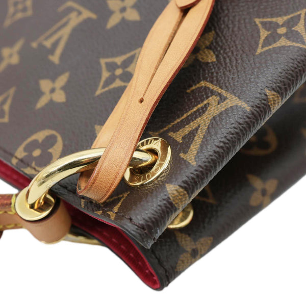 LOUIS VUITTON Graceful PM Monogram Canvas Hobo Bag Brown