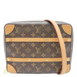 LOUIS VUITTON Soft Trunk PM Monogram Canvas Messenger Bag Brown
