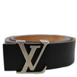 LOUIS VUITTON LV Initiales Leather Belt Size 85/34 Black
