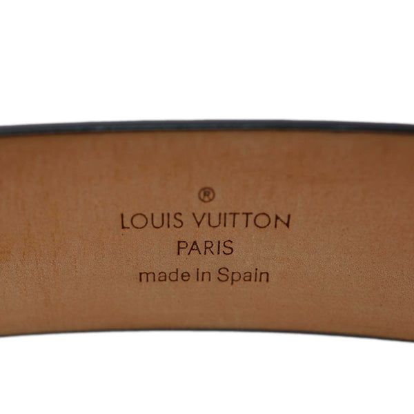 LOUIS VUITTON LV Initiales Leather Belt Size 85/34 Black