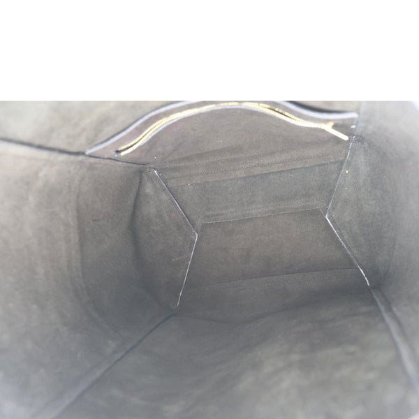 CELINE Sangle Bucket Soft Grained Calfskin Tote Bag Black