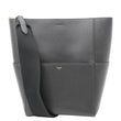 CELINE Sangle Bucket Soft Grained Calfskin Tote Bag Black