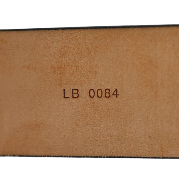 LOUIS VUITTON LV Initiales Leather Belt Size 85/34 Black