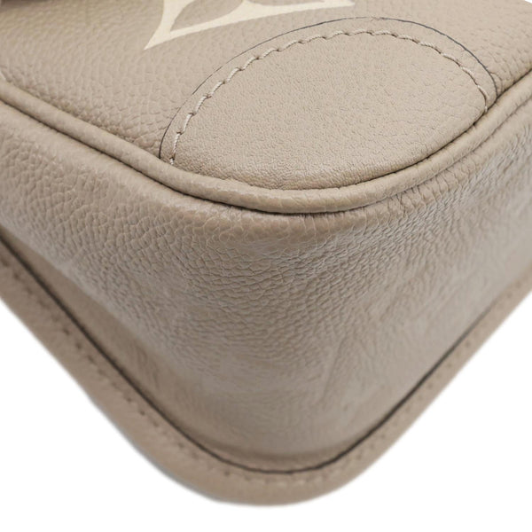 LOUIS VUITTON Diane Empreinte Monogram Leather Shoulder Bag Bicolor