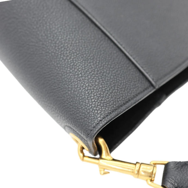 CELINE Sangle Bucket Soft Grained Calfskin Tote Bag Black