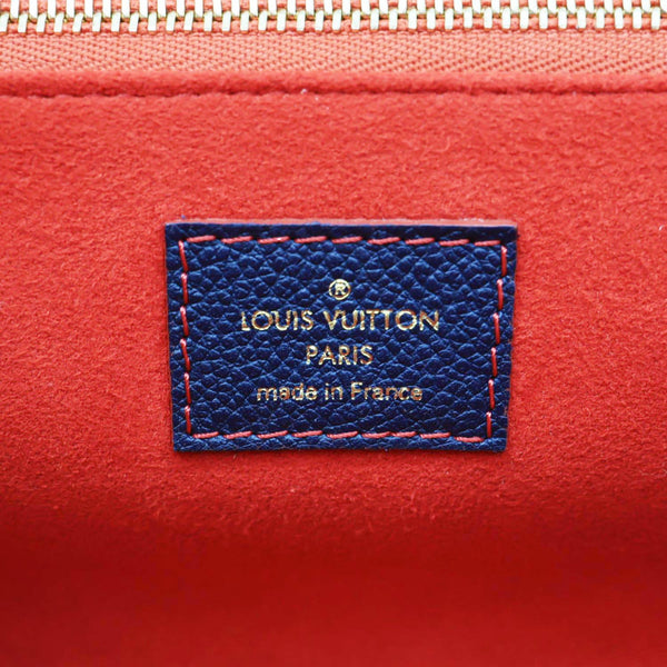 LOUIS VUITTON Saint Germain PM Monogram Empreinte Leather Shoulder Bag Marine