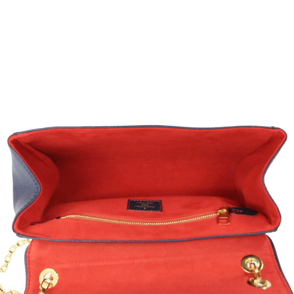 LOUIS VUITTON Saint Germain PM Monogram Empreinte Leather Shoulder Bag Marine