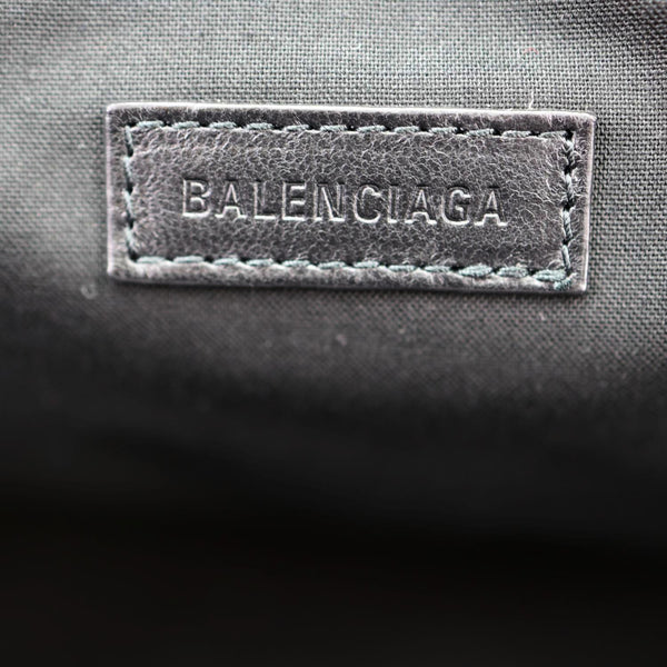 BALENCIAGA Crush Large Quilted Calfskin Leather Tote Bag Black