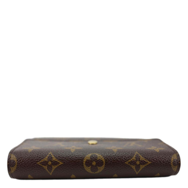 LOUIS VUITTON Porte Tresor Etui Papiers Monogram Canvas Wallet Brown