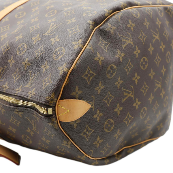 LOUIS VUITTON Keepall 60 Monogram Canvas Travel Bag Brown