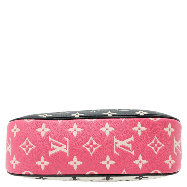 LOUIS VUITTON Bagatelle NM Spring In The City Empreinte Monogram Leather Shoulder Bag Pink