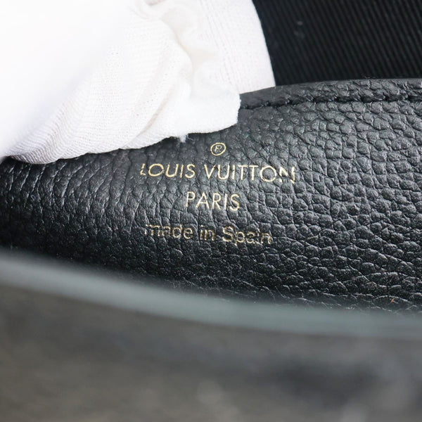 LOUIS VUITTON Metis Monogram Empreinte Leather Wallet On Chain Black